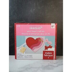 Creatology Valentine Yarn Heart Craft Kit age 6+ NIB